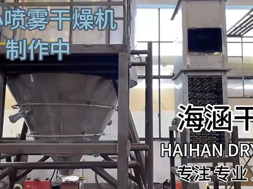 离心喷雾干燥机车间制作中